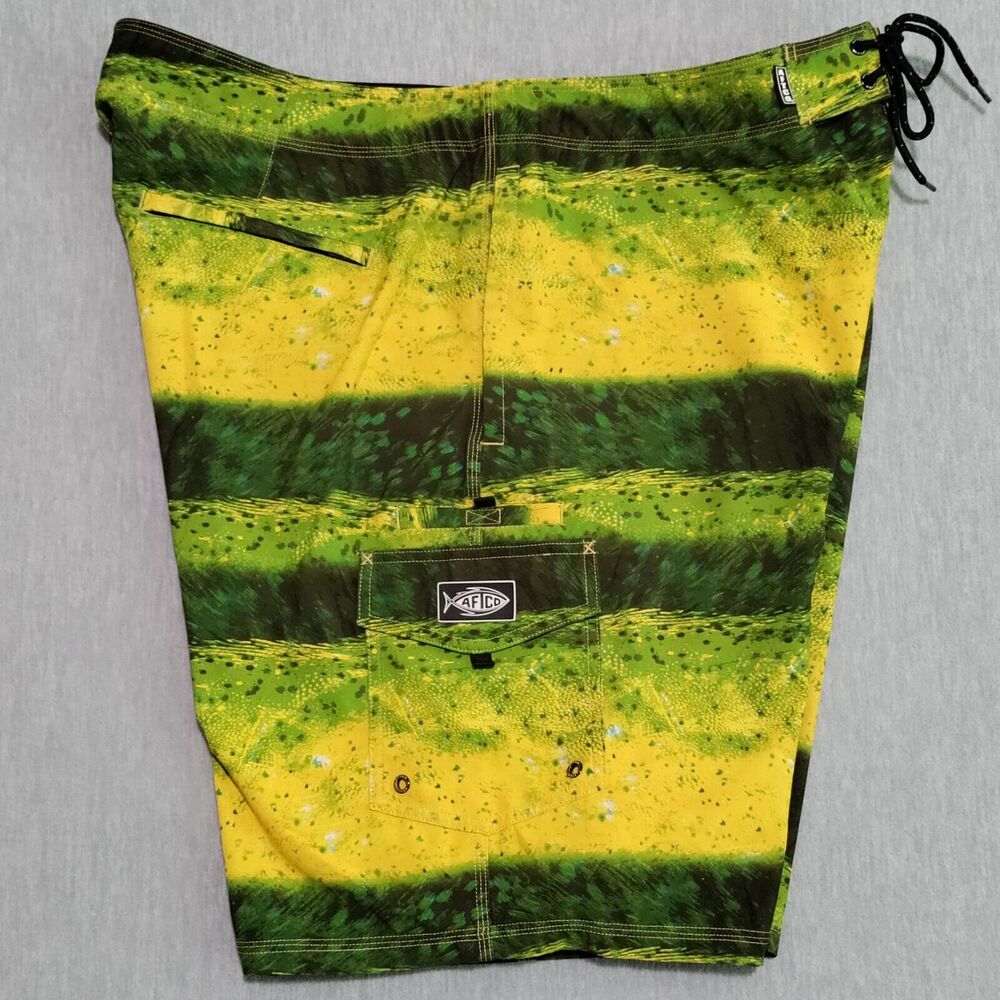 AFTCO Bluewater Board Shorts Mens Size 40 Beach Fishing Outdoor Swim Trunks EUC‎ - Picture 3 of 16